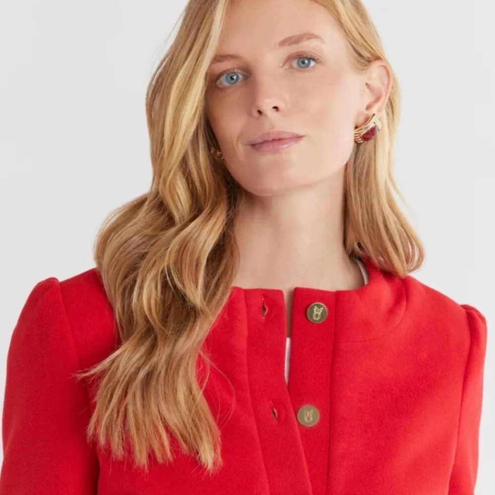 Dudley Stephens Red Diana Women’s Blazer.  Includes a Dudley Stephen’s tote bag